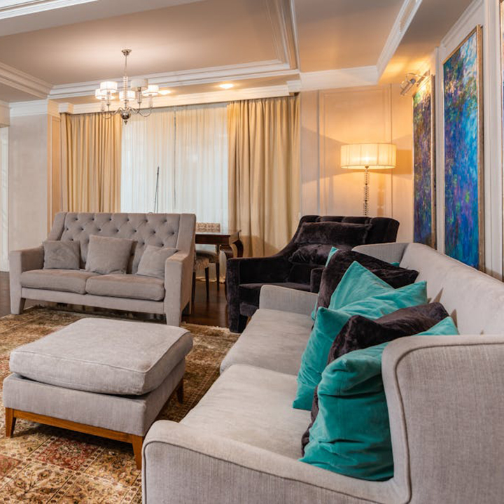 Sofa and armchair fabric cleaning